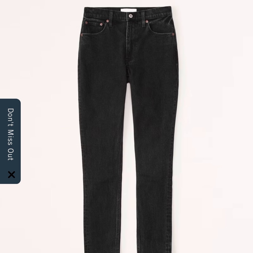 Abercrombie & Fitch Women's Curve Love High Rise Skinny Jeans